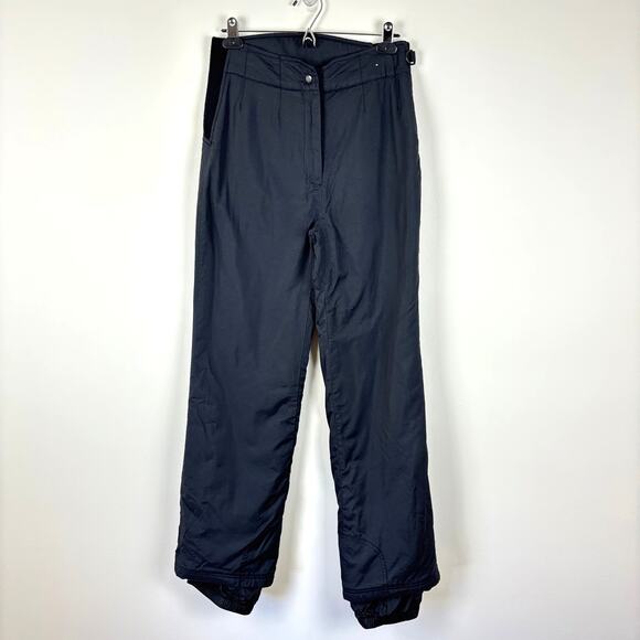 Obermeyer Black Ski Snow Pants Women 8 Nylon insulated stretch waist - Picture 1 of 15